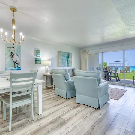 Beach House Condominiums B105 - Beachfront With Pool, Wifi, & Beach Service